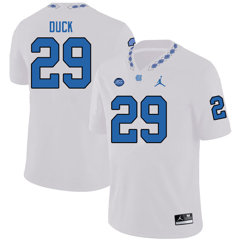 Jordan Brand Men #29 Storm Duck North Carolina Tar Heels College Football Jerseys Sale-White